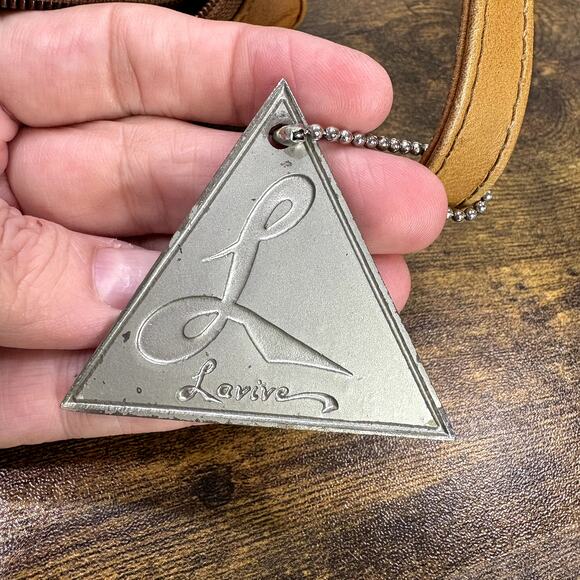 Lavive Sling Bag Convertible Backpack Tan Leather Stud Trim Pockets Boho Western - Picture 6 of 16